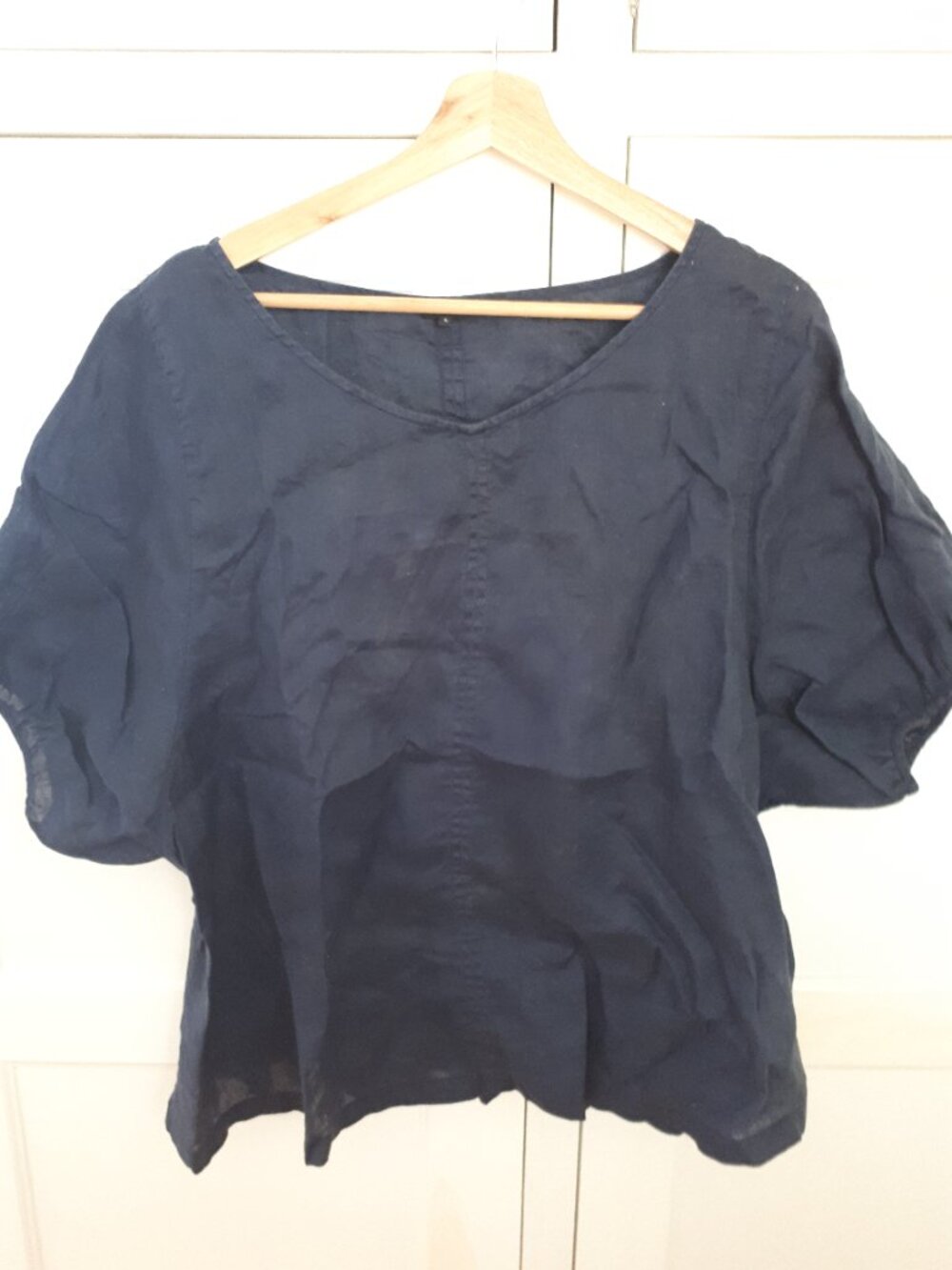 Vivid linen top size large